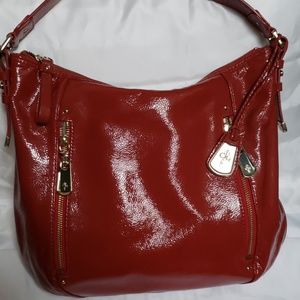 Cole Haan Red Patient Hobo Bag